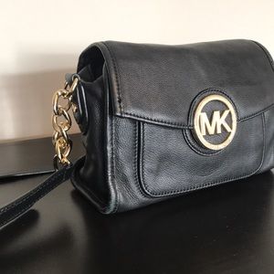 Michael Kors Black Margo Crossbody Purse